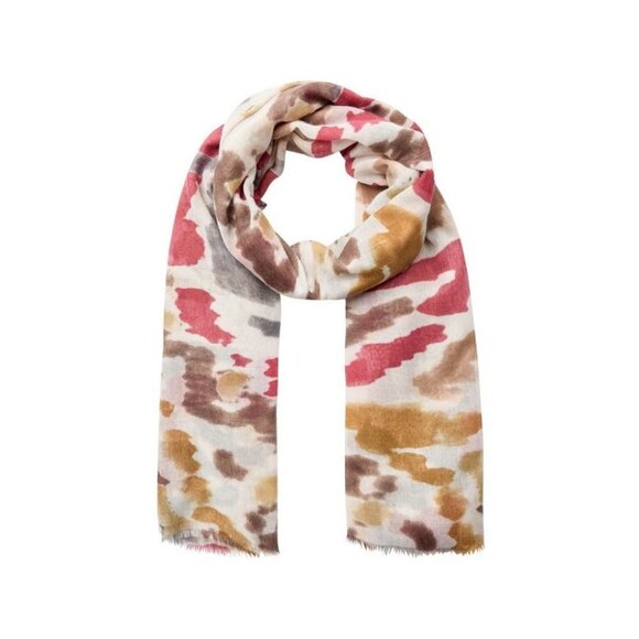 NWT SOYA CONCEPT Miya 1 Berry & Golden Yellow Scarf - Picture 1 of 2